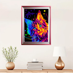 Картина по номерам «Разноцветный мейкун» - Фото 3