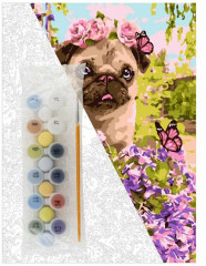 Картина по номерам «Маленький песик» - Фото 2