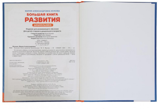 Большая книга развития дошкольника