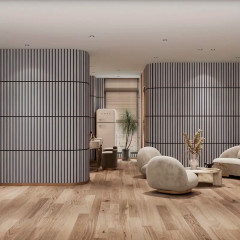 Самоклеящиеся обои-луверы 3D с рисунком под дерево V-3 - Фото 3