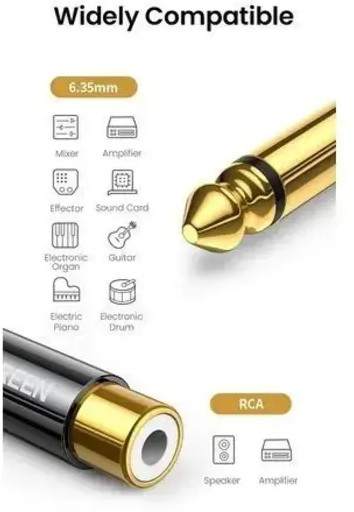 Переходник Ugreen Audio(f) RCA — Audio(m)