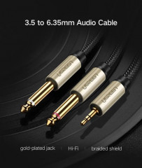 Кабель Audio(m) 3.5mm — 2хAudio(m) 6.3mm - Фото 4