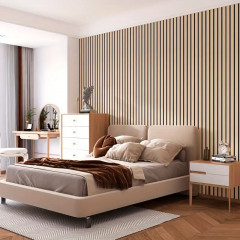 Самоклеящиеся обои-луверы 3D с рисунком под дерево V-4 - Фото 6