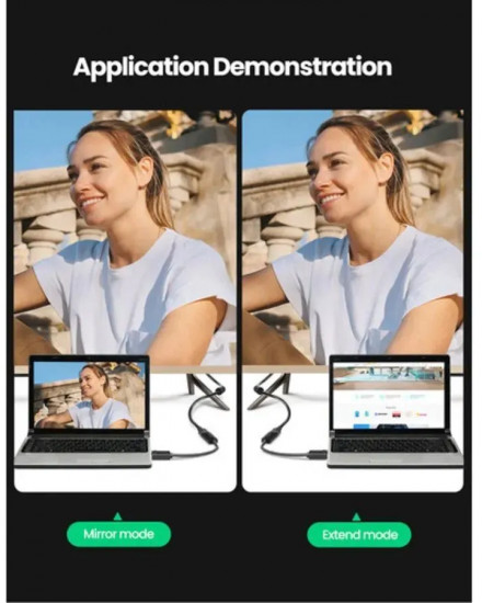 Конвертер Ugreen DisplayPort на HDMI adapter MM137