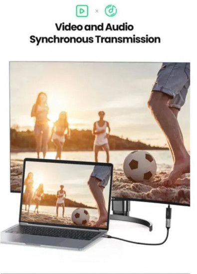Конвертер Ugreen DisplayPort на HDMI adapter MM137