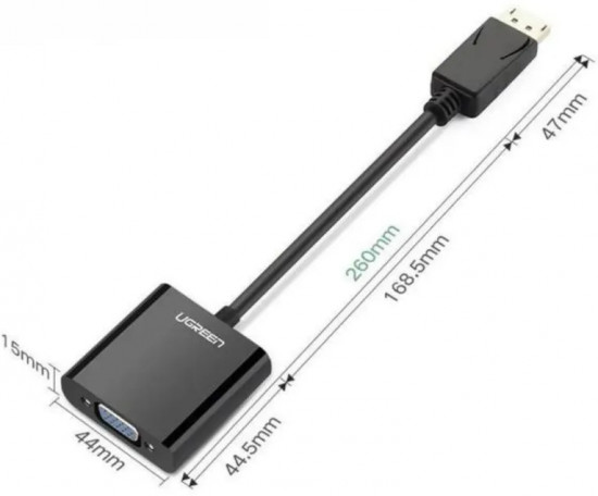 Конвертер DisplayPort на VGA adapter DP109