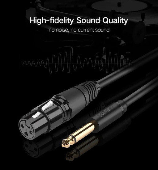 Кабель Audio(m) 6.35 mm-XLR(f), 2 m. AV131