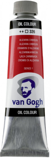 Краска масляная «Van Gogh», №326 Красный ализариновый