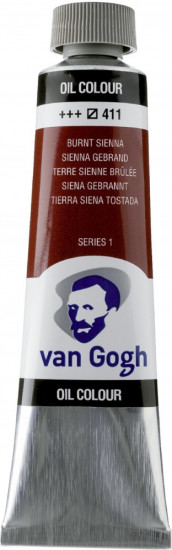 Краска масляная «Van Gogh», №411 Сиена жжёная