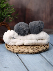 Повязка на голову «Panda gray» - Фото 1