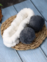 Повязка на голову «Panda gray» - Фото 2