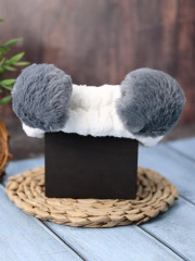 Повязка на голову «Panda gray» - Фото 3