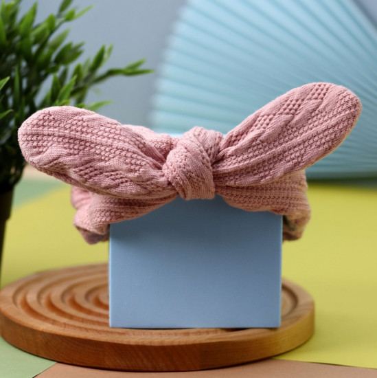 Повязка на голову «Knitted bunny»