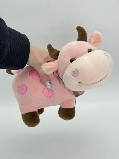 Игрушка мягкая «Cow in love»