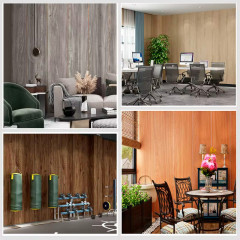 Самоклеящиеся обои-луверы 3D с рисунком под дерево V-21 - Фото 3