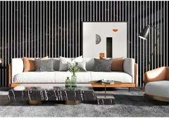 Самоклеящиеся обои-луверы 3D с рисунком под дерево V-6 - Фото 2