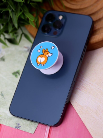 Попсокет «Cute corgi»
