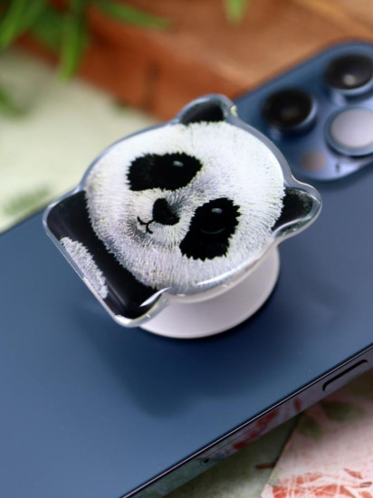 Попсокет «Knitted panda»