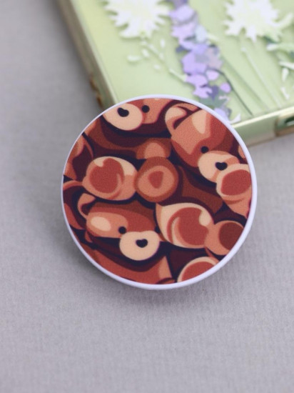 Попсокет «Teddy pattern»
