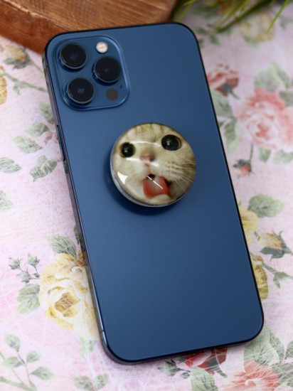 Попсокет «Cat grimacing»