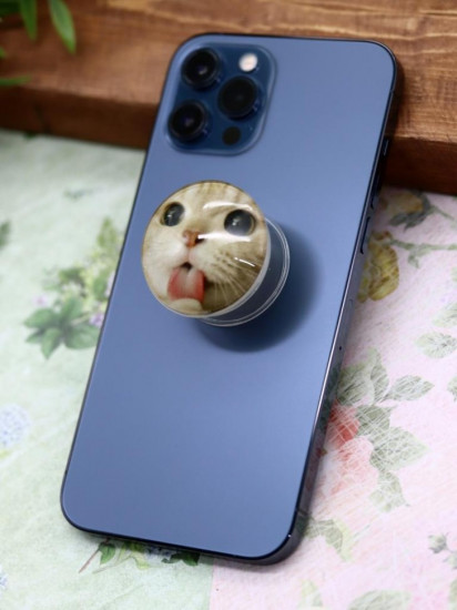 Попсокет «Cat grimacing»