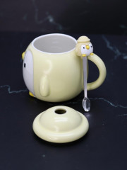Кружка с крышкой и ложкой «Little penguin» - Фото 4