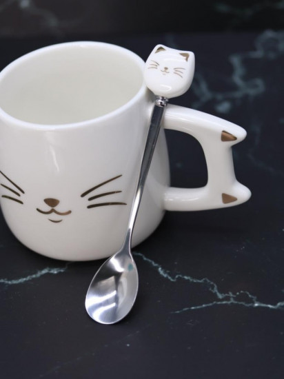 Кружка с крышкой и ложкой «Whiskers»