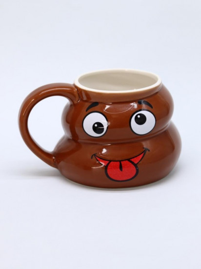 Кружка с крышкой«Goofy poop»