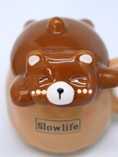 Кружка с крышкой «Slow life»
