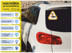 Наклейка на автомобиль «Ребенок в машине» - Фото 2