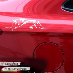 Наклейка на автомобиль «Лошадь» - Фото 4