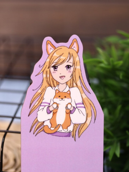 Подставка под телефон и планшет «Love corgi girl»