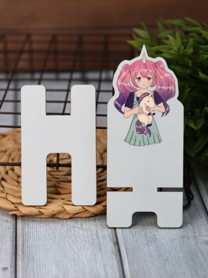 Подставка под телефон и планшет «I'm unique unicorn girl»