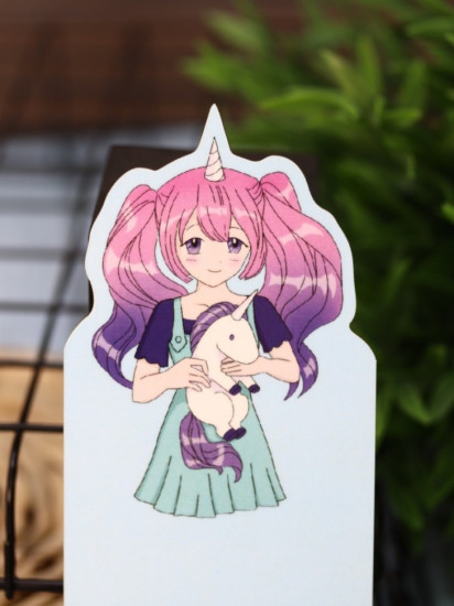 Подставка под телефон и планшет «I'm unique unicorn girl»