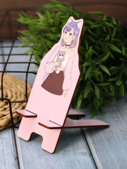 Подставка под телефон и планшет «Cute cat Girl»