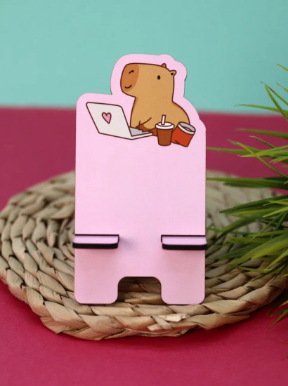 Подставка под телефон и планшет «Capybara works»