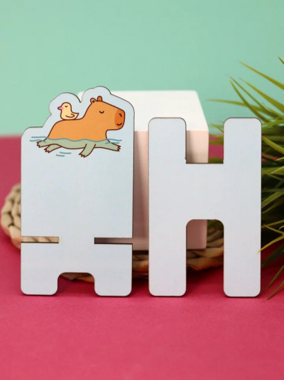 Подставка под телефон и планшет «Capybara and duck»