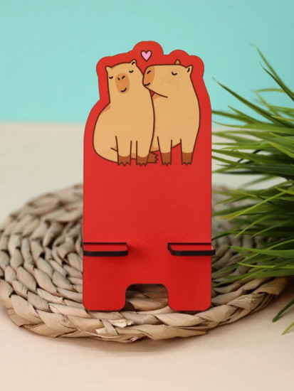 Подставка под телефон и планшет «Capybara love»
