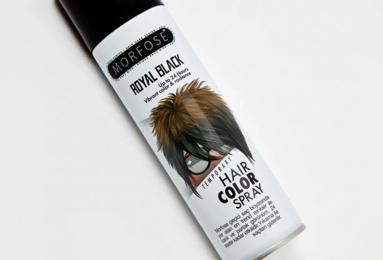 Спрей цветной для волос «Royal Black»