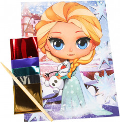 Аппликация из фольги «Снежная принцесса» - Фото 2