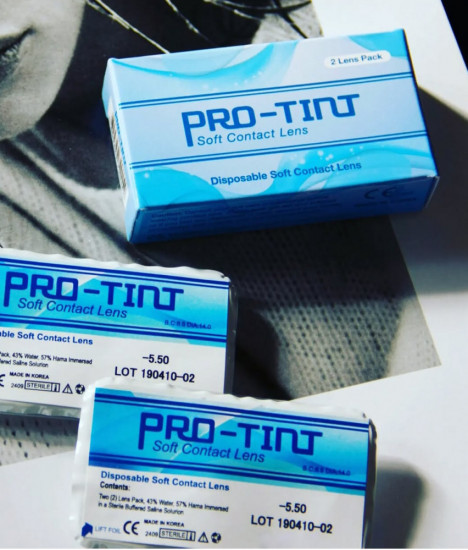 Линзы контактные −2.25 «Pro-Tint»