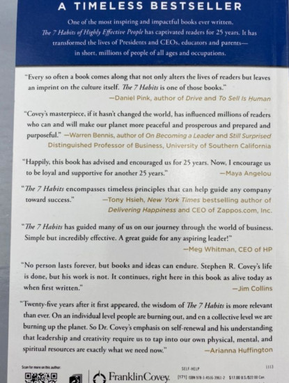 7 habits of highly effective people