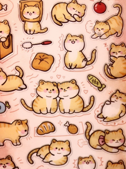 Наклейки «Lovely and cute cats»