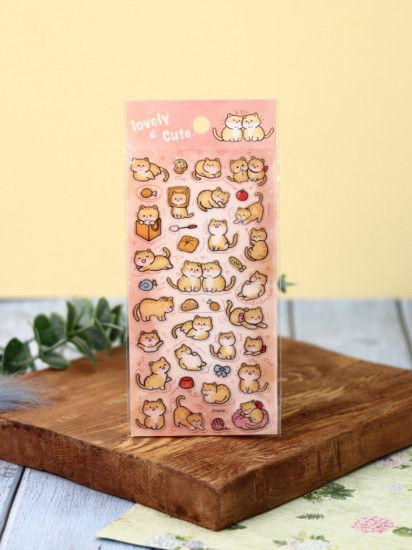 Наклейки «Lovely and cute cats»
