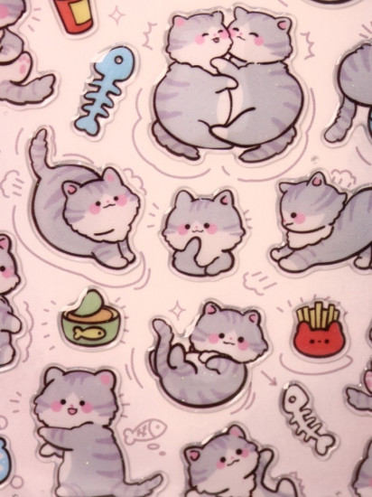 Наклейки «Lovely and cute cats»