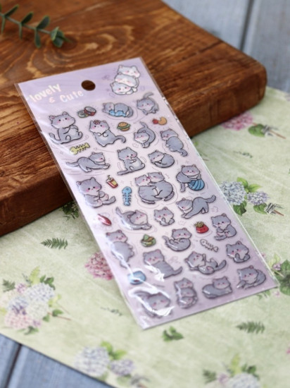 Наклейки «Lovely and cute cats»
