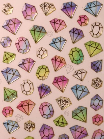Наклейки «Crystals»