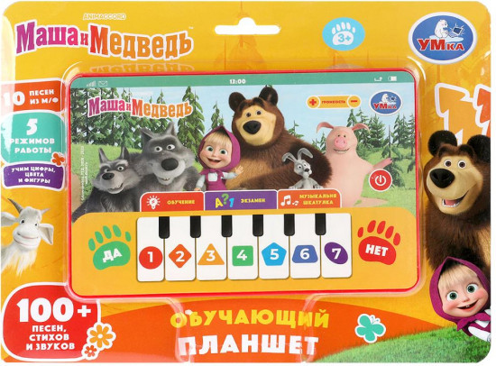 Планшет обучающий «Маша и Медведь»