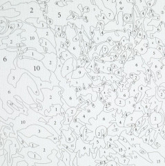 Картина по номерам «Котик с цветами» - Фото 2