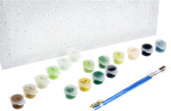 Картина по номерам «Котик с цветами» - Фото 4